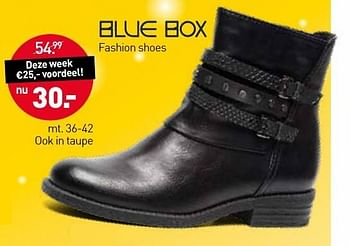 Aanbiedingen Fashion shoes - Blue-Box - Geldig van 12/12/2016 tot 25/12/2016 bij Scapino