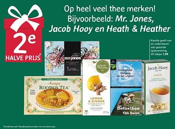 Aanbiedingen Kamille geeft rust en ondersteunt een gezonde spijsvertering - Jacob Hooy - Geldig van 06/12/2016 tot 25/12/2016 bij Holland & Barrett