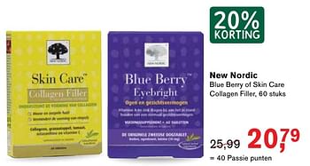 Aanbiedingen New nordic blue berry of skin care collagen filler - New Nordic - Geldig van 06/12/2016 tot 25/12/2016 bij Holland & Barrett