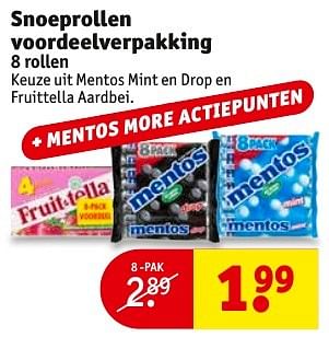Aanbiedingen Snoeprollen voordeelverpakking - Huismerk - Kruidvat - Geldig van 20/12/2016 tot 25/12/2016 bij Kruidvat
