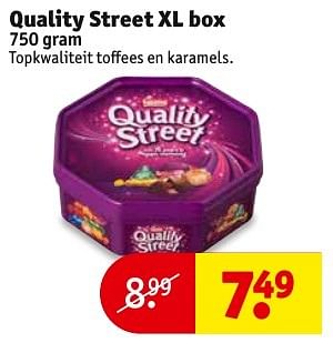 Aanbiedingen Quality street xl box - Quality Street - Geldig van 20/12/2016 tot 25/12/2016 bij Kruidvat