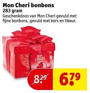 Aanbiedingen Mon cheri bonbons - MON CHERI - Geldig van 20/12/2016 tot 25/12/2016 bij Kruidvat