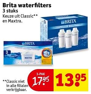 Aanbiedingen Brita waterfilters - Brita - Geldig van 20/12/2016 tot 25/12/2016 bij Kruidvat