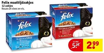 Aanbiedingen Felix maaltijdzakjes - Felix - Geldig van 20/12/2016 tot 25/12/2016 bij Kruidvat