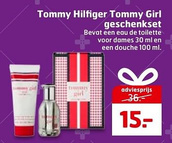Aanbiedingen Tommy hilfiger tommy girl geschenkset - Tommy Hilfiger - Geldig van 20/12/2016 tot 25/12/2016 bij Trekpleister