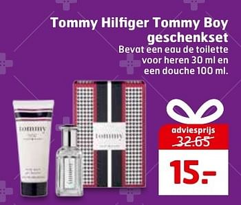 Aanbiedingen Tommy hilfiger tommy boy geschenkset - Tommy Hilfiger - Geldig van 20/12/2016 tot 25/12/2016 bij Trekpleister
