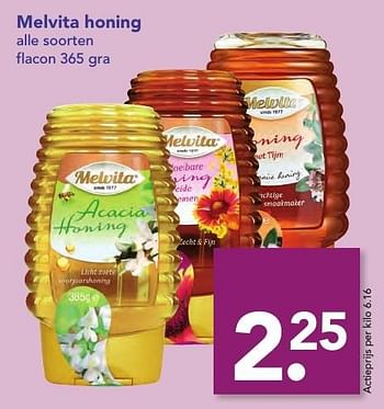 Aanbiedingen Melvita honing - Melvita - Geldig van 18/12/2016 tot 26/12/2016 bij Deen Supermarkten