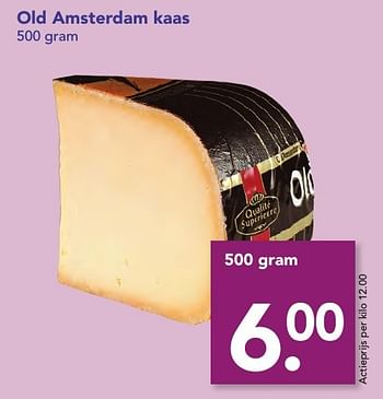 Aanbiedingen Old amsterdam kaas - Huismerk deen supermarkt - Geldig van 18/12/2016 tot 26/12/2016 bij Deen Supermarkten