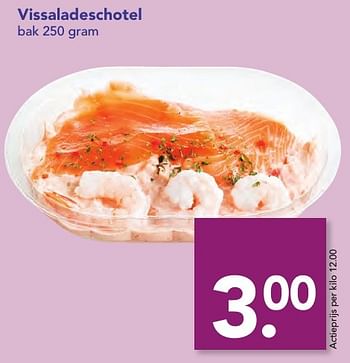 Aanbiedingen Vissaladeschotel - Huismerk deen supermarkt - Geldig van 18/12/2016 tot 26/12/2016 bij Deen Supermarkten