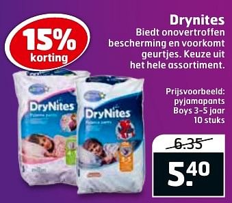 Aanbiedingen Drynites - Huismerk - Trekpleister - Geldig van 20/12/2016 tot 25/12/2016 bij Trekpleister