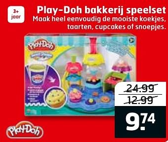 Aanbiedingen Play-doh bakkerij speelset - Play-Doh - Geldig van 20/12/2016 tot 25/12/2016 bij Trekpleister