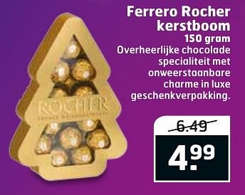 Aanbiedingen Ferrero rocher kerstboom - Ferrero - Geldig van 20/12/2016 tot 25/12/2016 bij Trekpleister