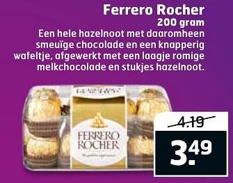 Aanbiedingen Ferrero rocher - Ferrero - Geldig van 20/12/2016 tot 25/12/2016 bij Trekpleister