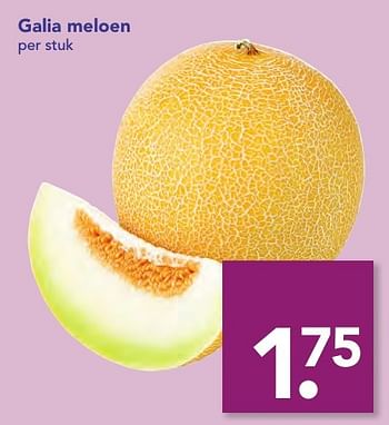 Aanbiedingen Galia meloen - Huismerk deen supermarkt - Geldig van 18/12/2016 tot 26/12/2016 bij Deen Supermarkten