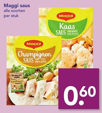 Aanbiedingen Maggi saus - MAGGI - Geldig van 18/12/2016 tot 26/12/2016 bij Deen Supermarkten