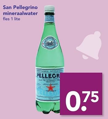 Aanbiedingen San pellegrino mineraalwater - San Pellegrino - Geldig van 18/12/2016 tot 26/12/2016 bij Deen Supermarkten