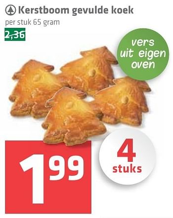 Aanbiedingen Kerstboom gevulde koek - Spar - Geldig van 16/12/2016 tot 26/12/2016 bij Spar