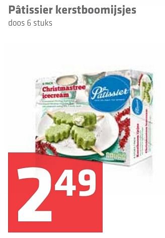 Aanbiedingen Pâtissier kerstboomijsjes - Patissier  - Geldig van 16/12/2016 tot 26/12/2016 bij Spar