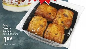 Aanbiedingen Easy bakery scones - Huismerk - Jan Linders - Geldig van 19/12/2016 tot 26/12/2016 bij Jan Linders