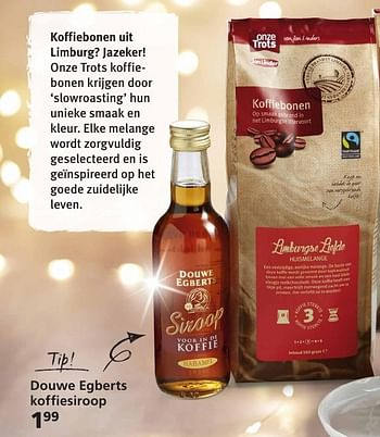 Aanbiedingen Douwe egberts koffiesiroop - Huismerk - Jan Linders - Geldig van 19/12/2016 tot 26/12/2016 bij Jan Linders