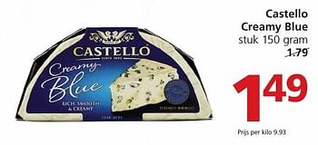 Aanbiedingen Castello creamy blue - Castello - Geldig van 19/12/2016 tot 26/12/2016 bij Jan Linders