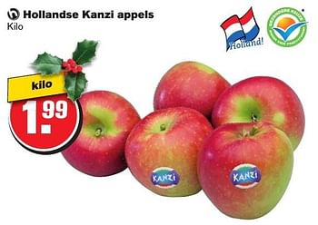 Aanbiedingen Hollandse kanzi appels - Huismerk - Hoogvliet - Geldig van 21/12/2016 tot 26/12/2016 bij Hoogvliet