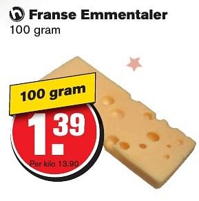 Aanbiedingen Franse emmentaler - Huismerk - Hoogvliet - Geldig van 21/12/2016 tot 26/12/2016 bij Hoogvliet