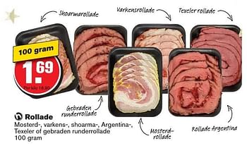 Aanbiedingen Rollade - Huismerk - Hoogvliet - Geldig van 21/12/2016 tot 26/12/2016 bij Hoogvliet