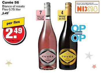 Aanbiedingen Cuvée 56 - Rode wijnen - Geldig van 21/12/2016 tot 26/12/2016 bij Hoogvliet