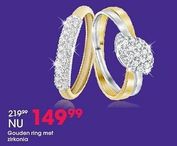 Aanbiedingen Gouden ring - Huismerk - Lucardi - Geldig van 05/12/2016 tot 31/12/2016 bij Lucardi