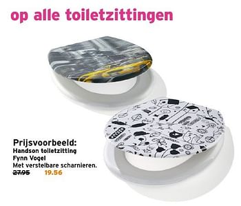 Aanbiedingen Handson toiletzitting fynn vogel - Handson - Geldig van 19/12/2016 tot 27/12/2016 bij Gamma