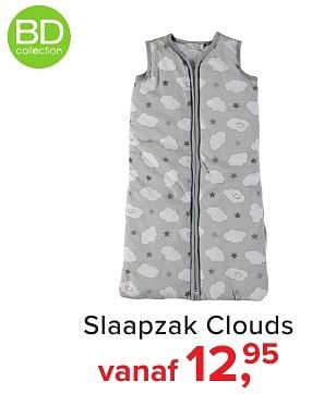 Aanbiedingen Bd collection slaapzak clouds - BD Collection - Geldig van 04/12/2016 tot 31/12/2016 bij Baby-Dump