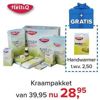 Aanbiedingen Kraampakket - Heltiq - Geldig van 04/12/2016 tot 31/12/2016 bij Baby-Dump
