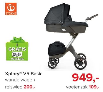 Aanbiedingen Xplory v5 basic combi-kinderwagen - Stokke - Geldig van 04/12/2016 tot 31/12/2016 bij Baby-Dump