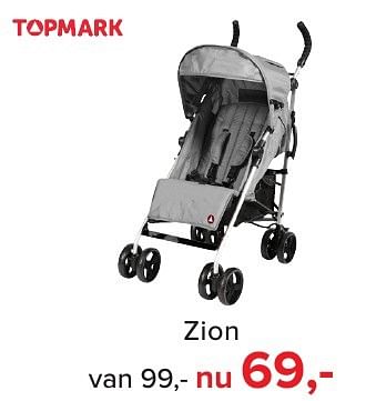 Aanbiedingen Zion - Topmark - Geldig van 04/12/2016 tot 31/12/2016 bij Baby-Dump