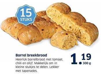 Aanbiedingen Borrel breekbrood - Huismerk - Lidl - Geldig van 13/12/2016 tot 31/12/2016 bij Lidl