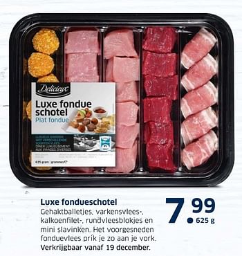 Aanbiedingen Luxe fondueschotel - Delicieux - Geldig van 13/12/2016 tot 31/12/2016 bij Lidl