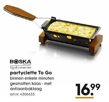 Aanbiedingen Boska partyclette to go - Boska - Geldig van 17/12/2016 tot 31/12/2016 bij Blokker