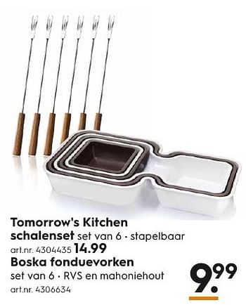 Aanbiedingen Tomorrow`s kitchen schalenset - Tomorrow's Kitchen - Geldig van 17/12/2016 tot 31/12/2016 bij Blokker