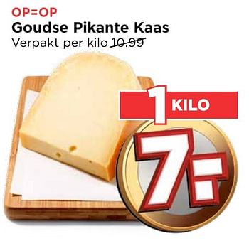 Aanbiedingen Goudse pikante kaas - Huismerk Vomar - Geldig van 25/12/2016 tot 31/12/2016 bij Vomar