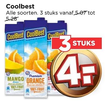 Aanbiedingen Coolbest - Coolbest - Geldig van 25/12/2016 tot 31/12/2016 bij Vomar