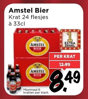 Aanbiedingen Amstel bier - Amstel - Geldig van 25/12/2016 tot 31/12/2016 bij Vomar