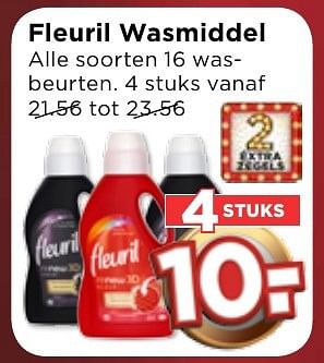 Aanbiedingen Fleuril wasmiddel - Fleuril - Geldig van 25/12/2016 tot 31/12/2016 bij Vomar