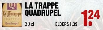 Aanbiedingen La trappe quadrupel - La trappe - Geldig van 25/12/2016 tot 31/12/2016 bij Dirk III