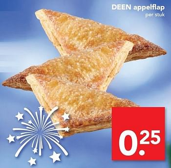 Aanbiedingen Deen appelflap - Huismerk deen supermarkt - Geldig van 26/12/2016 tot 31/12/2016 bij Deen Supermarkten