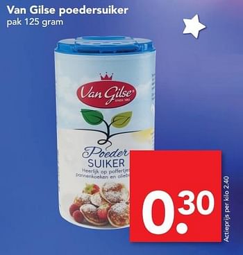 Aanbiedingen Van gilse poedersuiker - Van Gilse - Geldig van 26/12/2016 tot 31/12/2016 bij Deen Supermarkten
