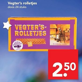 Aanbiedingen Vegter`s rolletjes - Vegter - Geldig van 26/12/2016 tot 31/12/2016 bij Deen Supermarkten