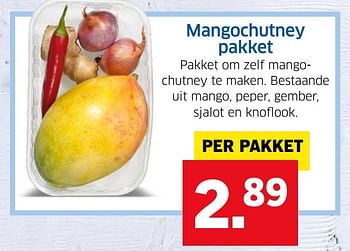 Aanbiedingen Mangochutney pakket - Huismerk - Lidl - Geldig van 13/12/2016 tot 31/12/2016 bij Lidl