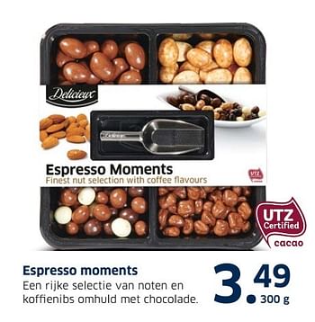 Aanbiedingen Espresso moments - Delicieux - Geldig van 13/12/2016 tot 31/12/2016 bij Lidl