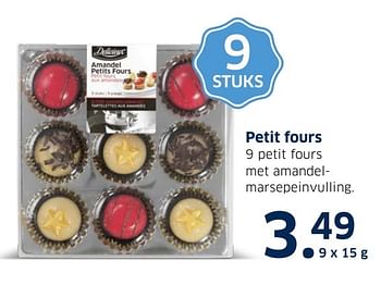 Aanbiedingen Petit fours - Delicieux - Geldig van 13/12/2016 tot 31/12/2016 bij Lidl